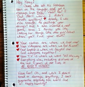 Creative Break-up Letter